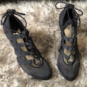 Isabel Toledo for Payless - Black lace-up heels